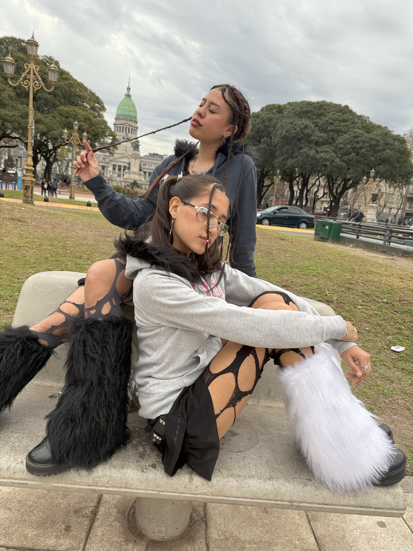 Retrato de moda urbana en Buenos Aires